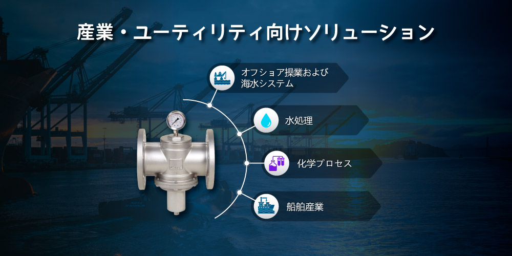 Z-Tide製 二相ステンレス鋼製リリーフ弁 Z-Tide製 二相ステンレス鋼製リリーフ弁の用途